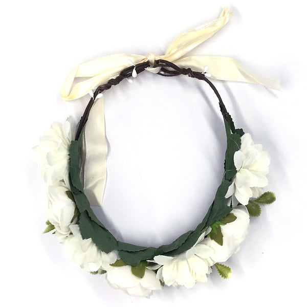 קשת פרחים לשיער