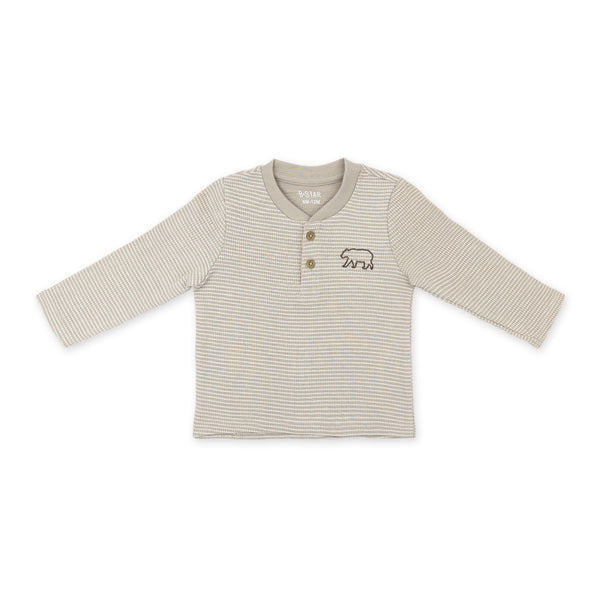 מארז 3 חולצות בד ופל מעוצבות תינוקות בנים