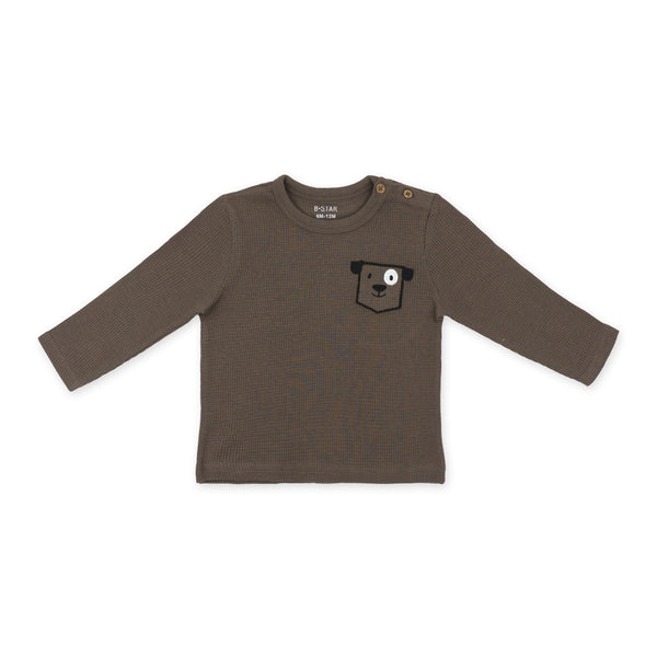 מארז 3 חולצות בד ופל מעוצבות תינוקות בנים