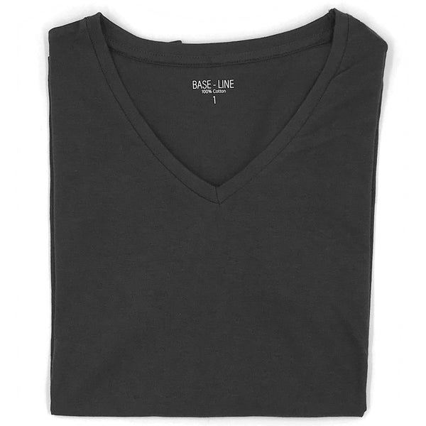 מארז 6 חולצות בייסיק צווארון וי 1-4