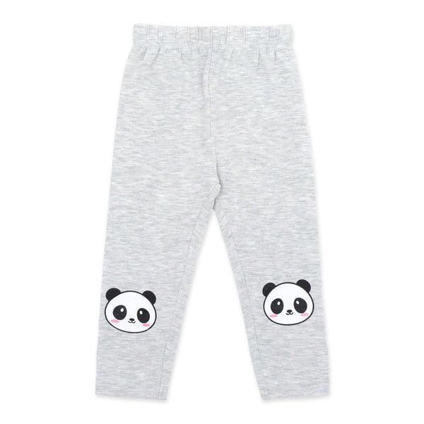 מארז 3 מכנסי טייץ שחור-פסים-פנדה תינוקות בנות