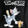קפוצ'ון טום וג'רי שחור הדפס דו צדדי Tom & Jerry בנים 14-18