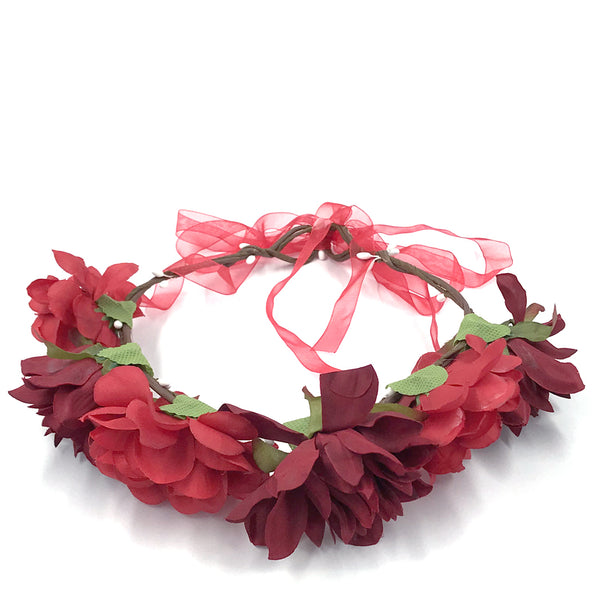 קשת פרחים לשיער