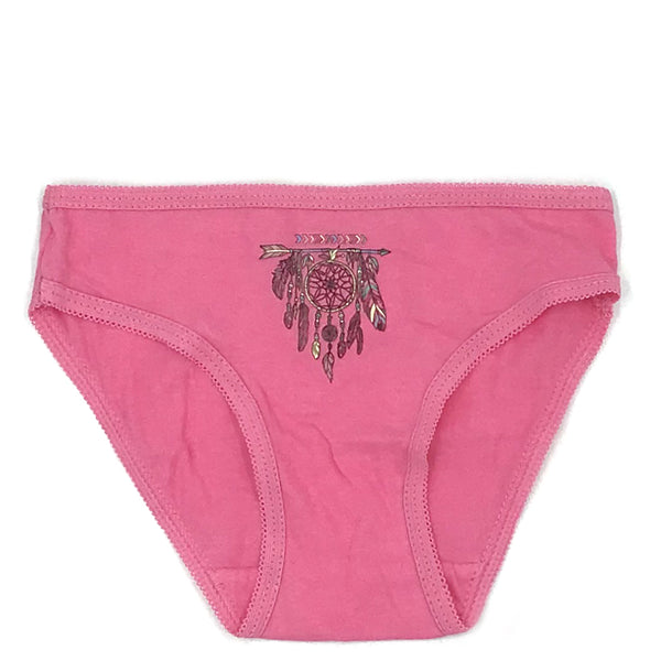 מארז 5 תחתונים 100% כותנה עם תחרה בנות 2-18