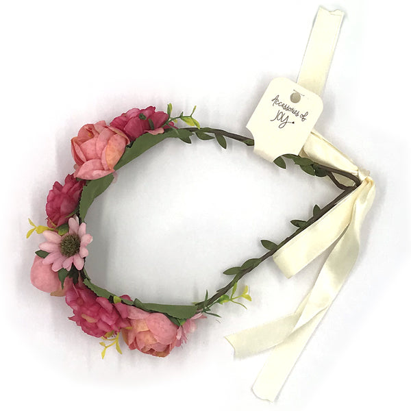 קשת פרחים לשיער