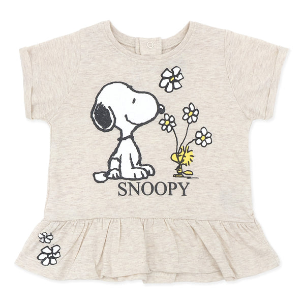 זוג חולצות ראפל סנופי תינוקות בנות