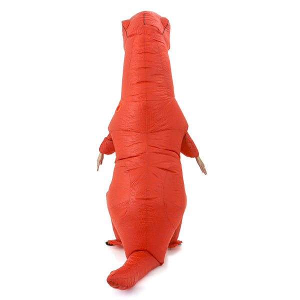 תחפושת מתנפחת דינוזאור כתום מידת בוגרים