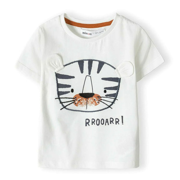 חליפת מינוטי עם אפליקציית אריה רקומה תינוקות בנים