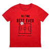 מארז 3 חולצות מודפסות שחור-אדום-קאמל בנים 8-10