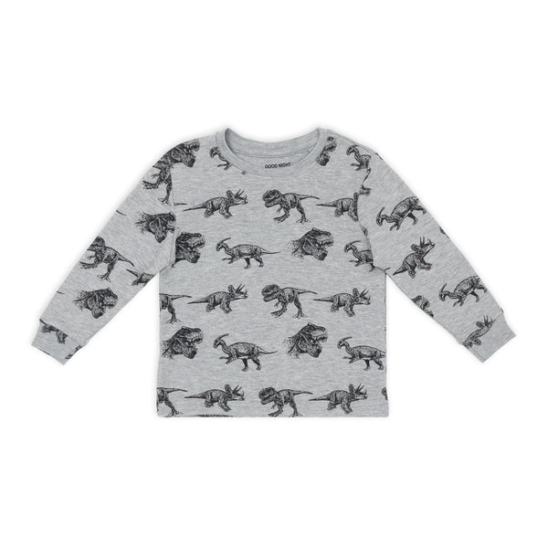 זוג פיג'מות אינטרלוק מיקי ודינוזאורים