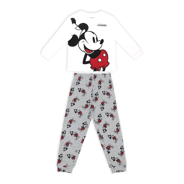 זוג פיג'מות אינטרלוק מיקי ודינוזאורים