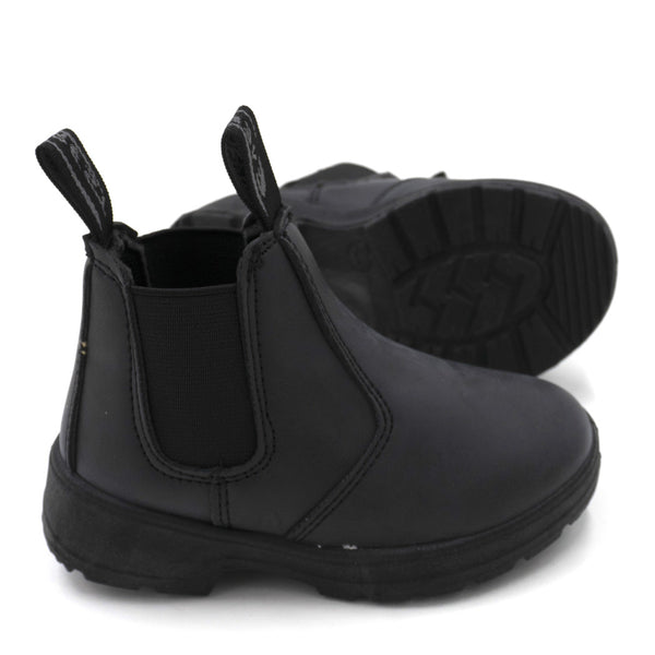 מגף נוחות שחור ילדים