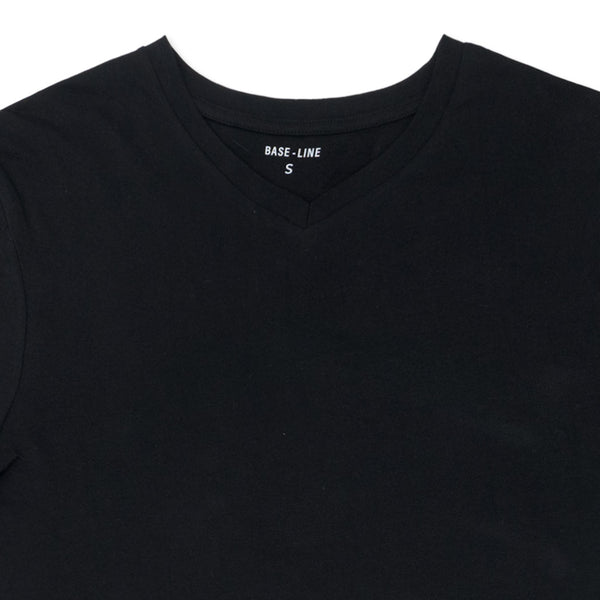 מארז 3 חולצות וי 100% כותנה