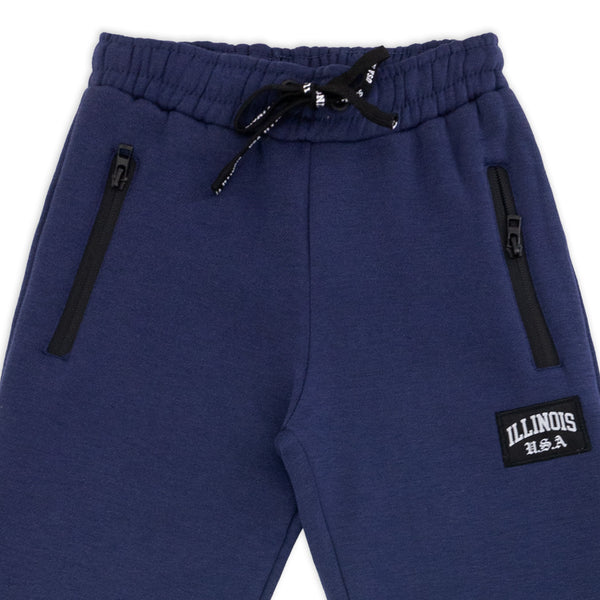 מכנס פוטר רוכסנים מעוצב