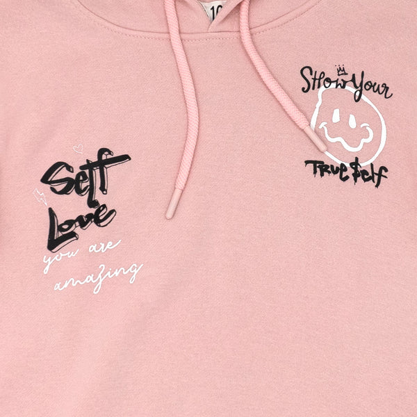 קפוצ'ון פוטר מודפס ורקום