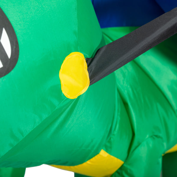 תחפושת מתנפחת דרקון עם רוכב מידת ילדים ובוגרים