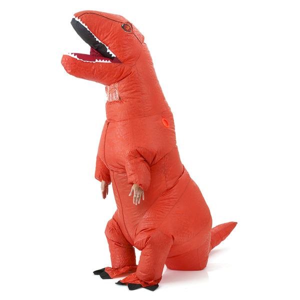 תחפושת מתנפחת דינוזאור כתום מידת בוגרים