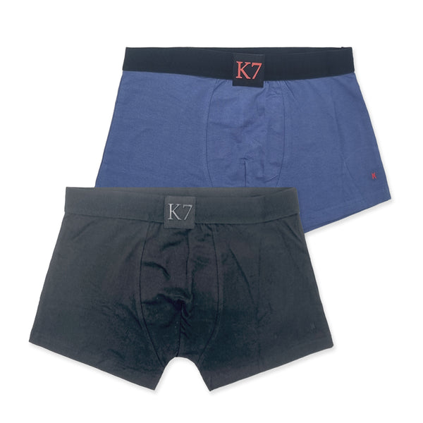 שני תחתוני בוקסר פרימיום K7 קצרים צמודים גברים S-XL