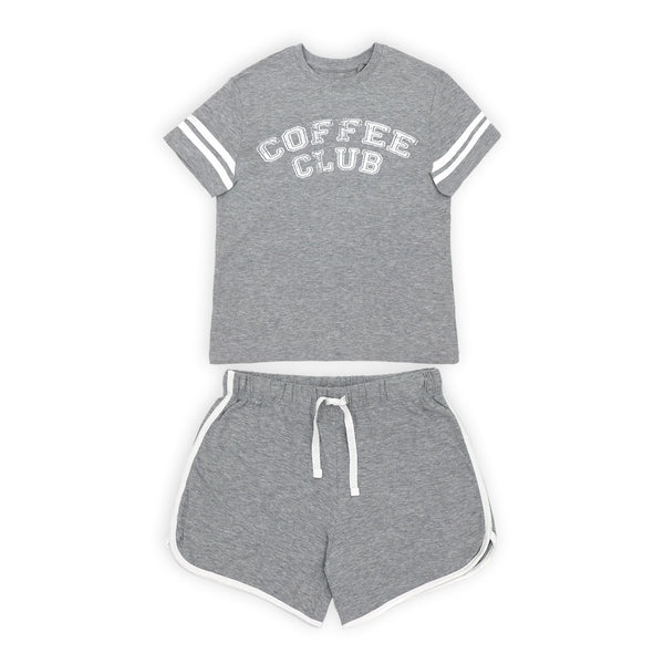 זוג פיג'מות קצרות מודפסות