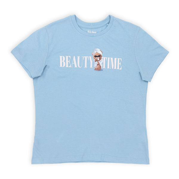 זוג פיג'מות קצרות מודפסות