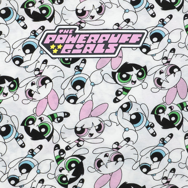 פיג'מה מודפסת בנות הפאוור-פאף