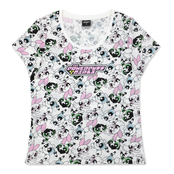 פיג'מה מודפסת בנות הפאוור-פאף