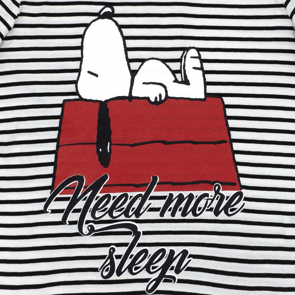 פיג'מה מודפסת סנופי