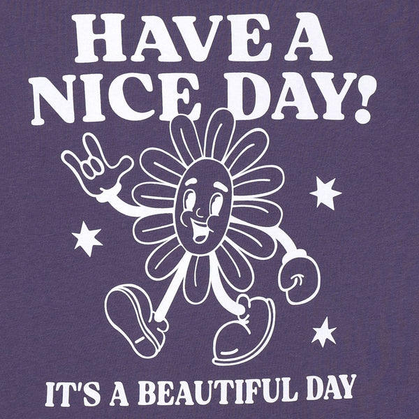 חולצה מודפסת דו צדדית Have A Nice Day נשים