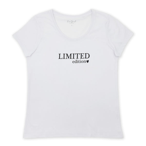 חולצה עם צווארון מעוגל מודפסת Limited Edition נשים