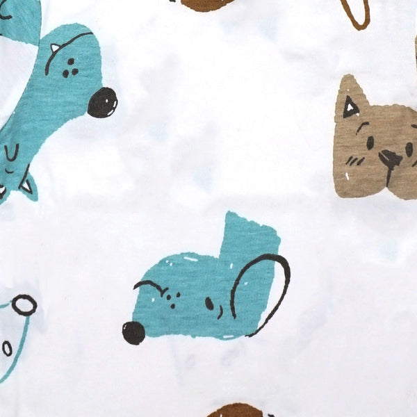 מארז 3 חולצות לבן-פלדה-מנטה תינוקות בנים