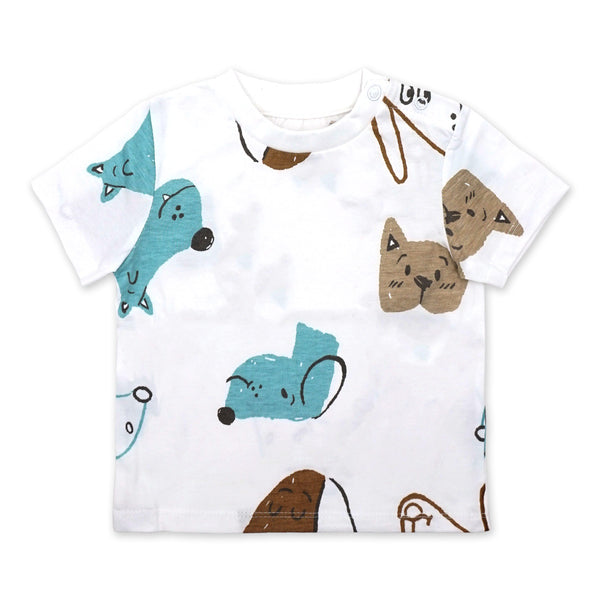 מארז 3 חולצות לבן-פלדה-מנטה תינוקות בנים