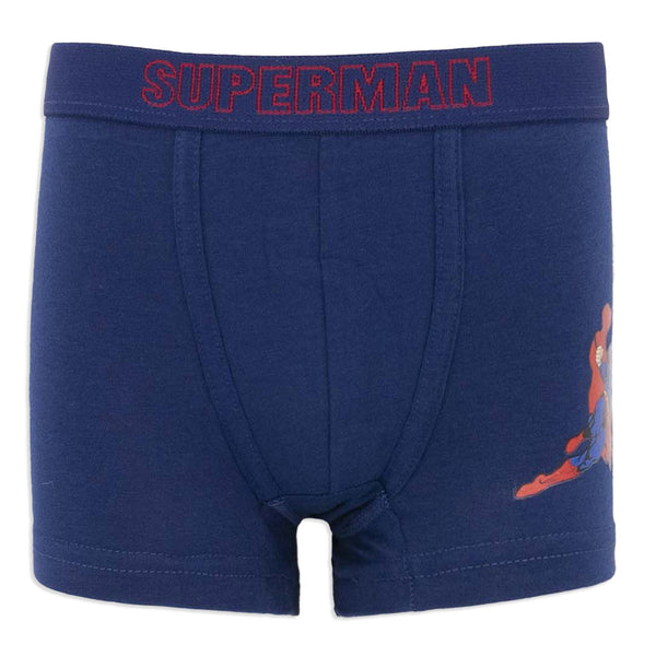 שני תחתוני בוקסר כותנה-לייקרה סופרמן בנים