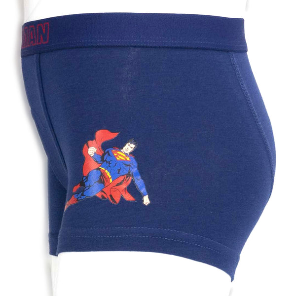 שני תחתוני בוקסר כותנה-לייקרה סופרמן בנים