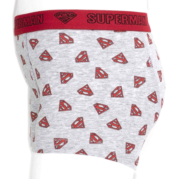 שני תחתוני בוקסר כותנה-לייקרה סופרמן בנים