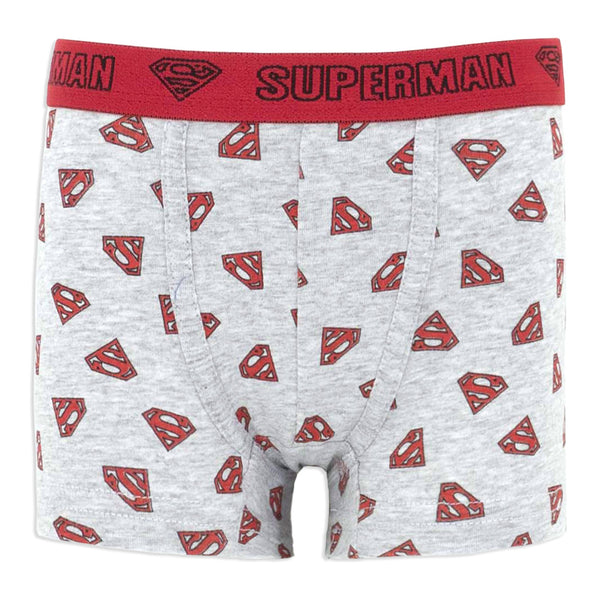 שני תחתוני בוקסר כותנה-לייקרה סופרמן בנים