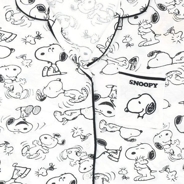 פיג'מה מודפסת סנופי