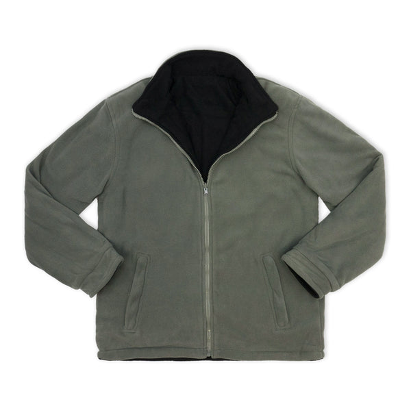 ג'קט פליז דו צדדי גבר