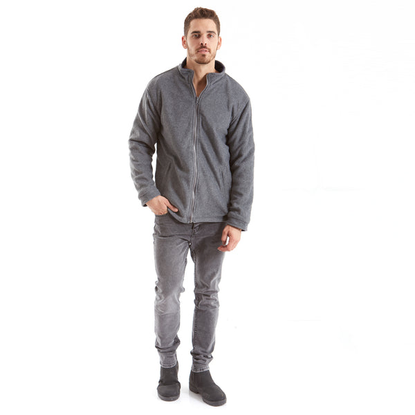 ג'קט פליז דו צדדי גבר