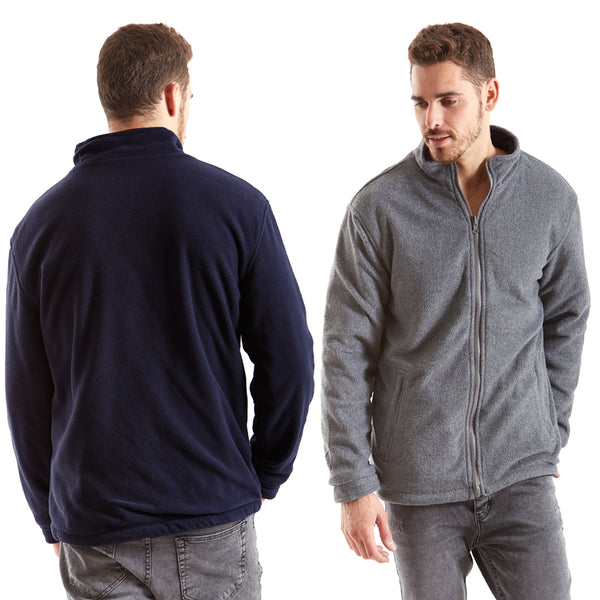 ג'קט פליז דו צדדי גבר