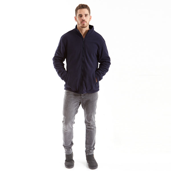 ג'קט פליז דו צדדי גבר