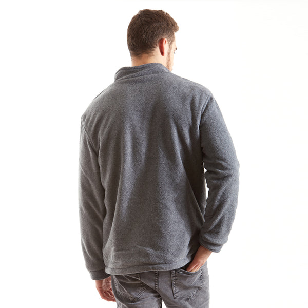 ג'קט פליז דו צדדי גבר