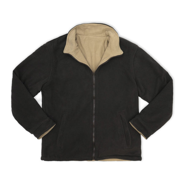 ג'קט פליז דו צדדי גבר