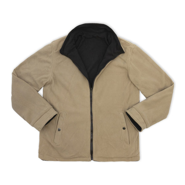 ג'קט פליז דו צדדי גבר