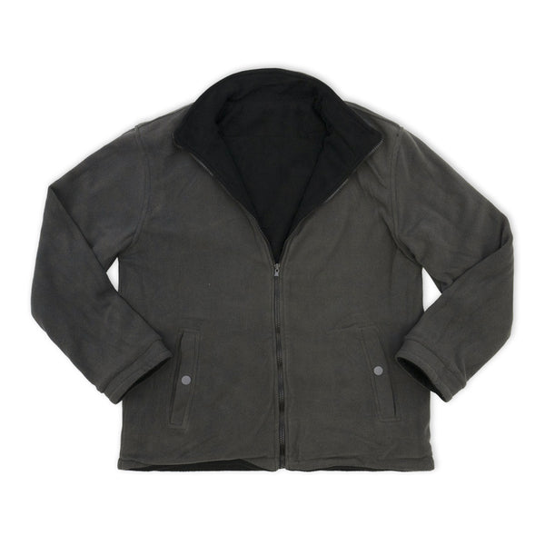 ג'קט פליז דו צדדי גבר