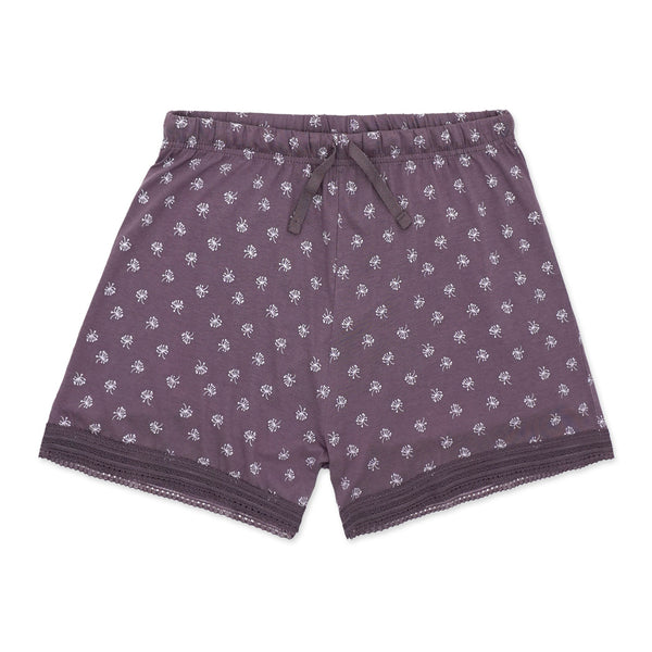 פיג'מה מודפסת אולאובר עם תחרה נשים