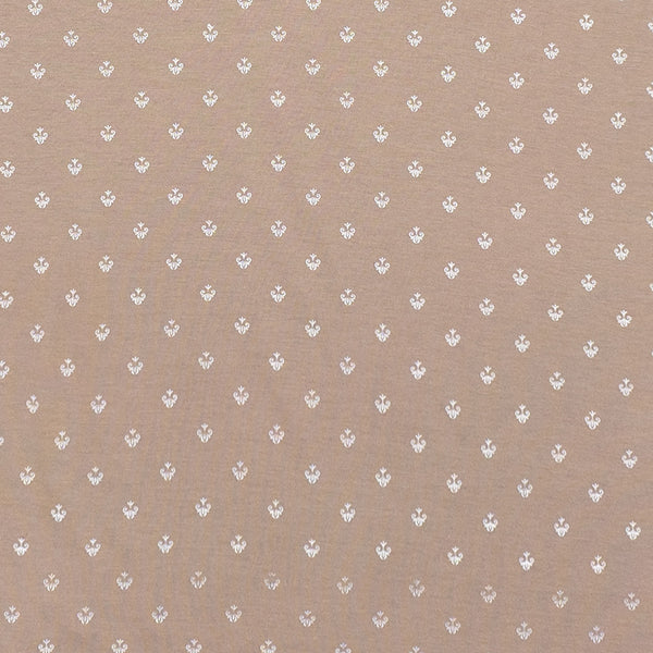 פיג'מה מודפסת עם מכנס ארוך ותחרה נשים