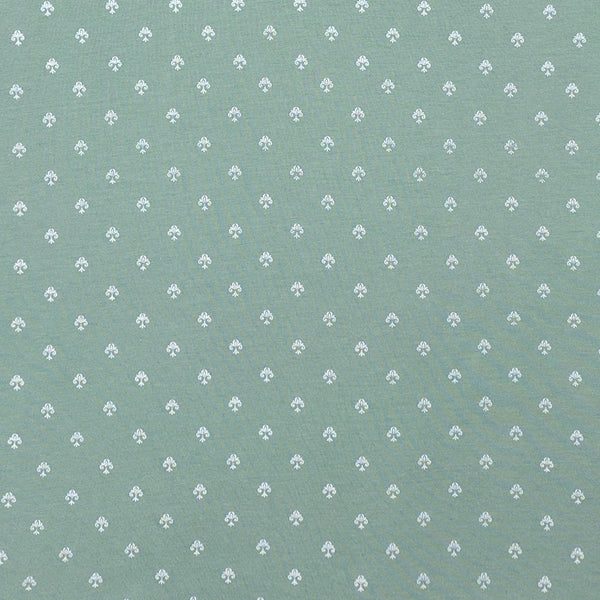 פיג'מה מודפסת עם מכנס ארוך ותחרה נשים