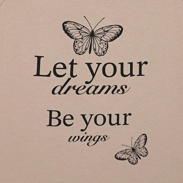 זוג פיג'מות גופיה אדום וקאמל בנות