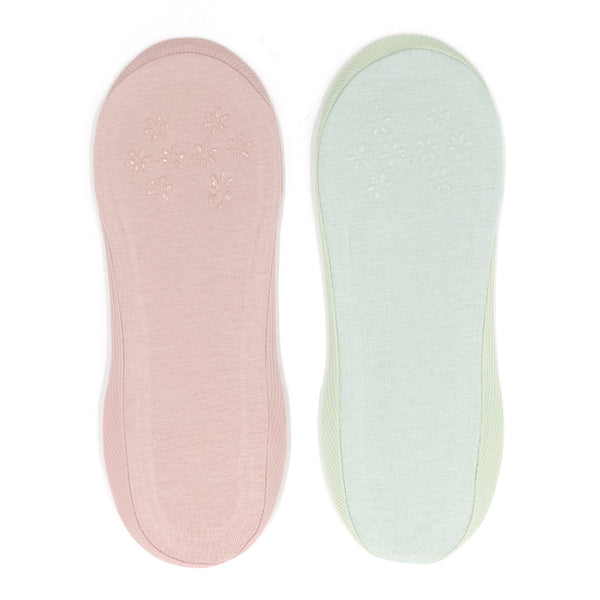 מארז 2 גרבי עקביות ורוד-ירוק נשים