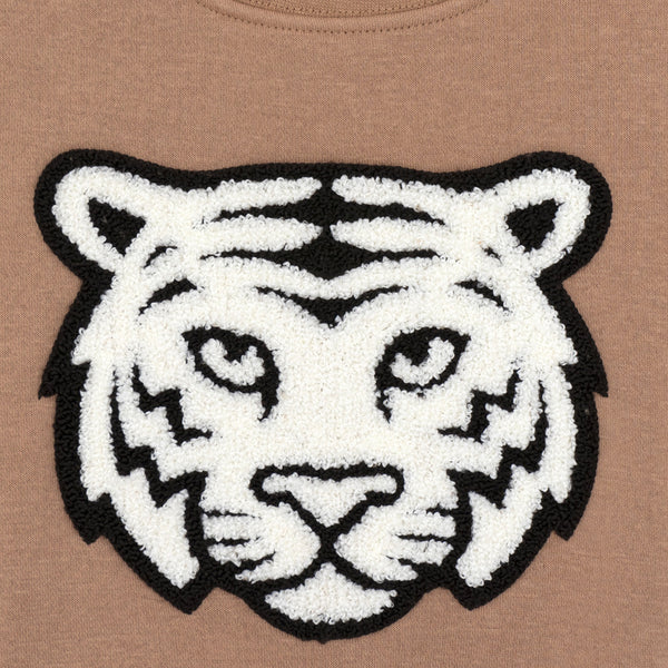 חולצת פוטר עם אפליקציית מגבת טיגריס בנים